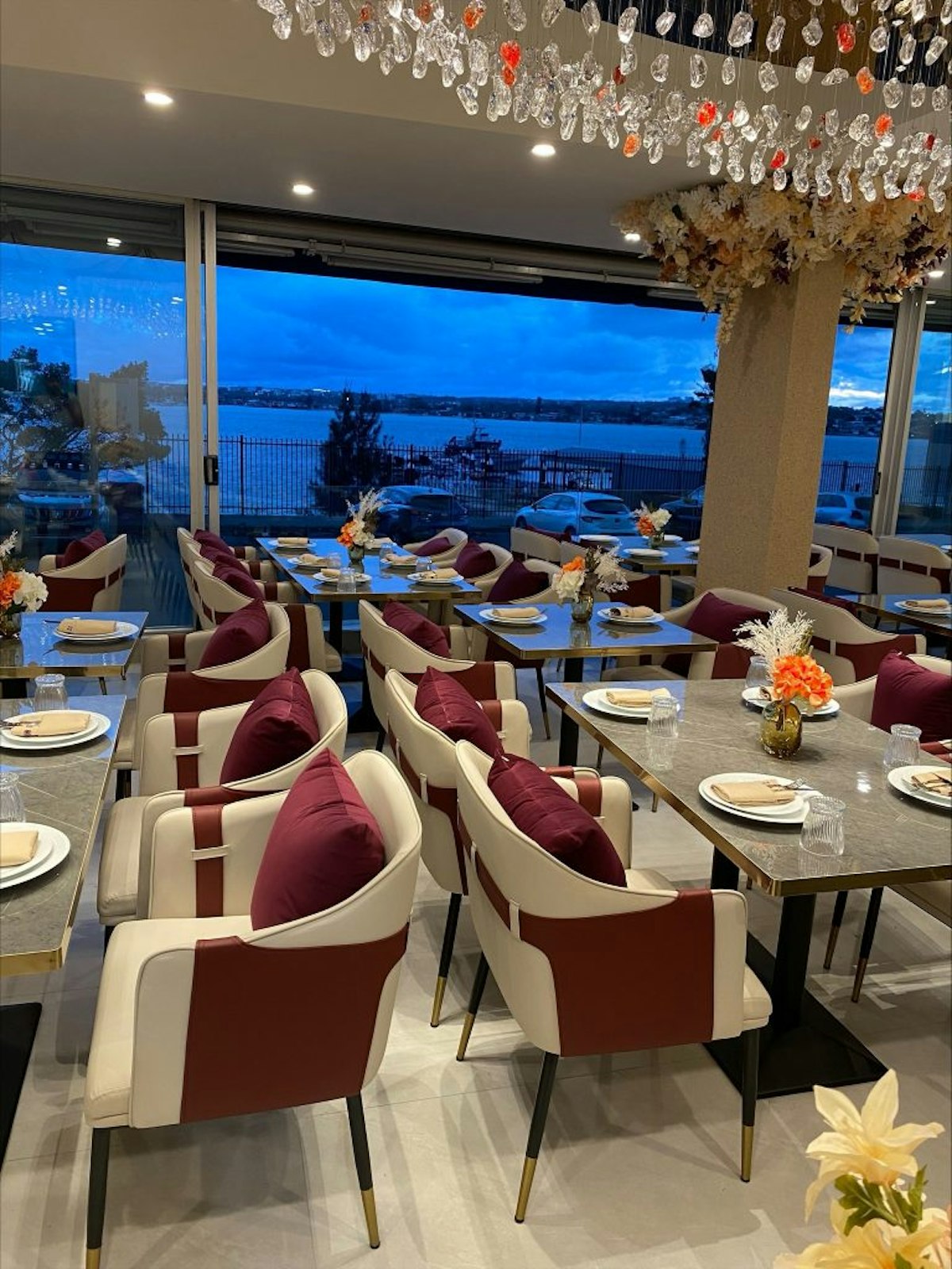 Fine Dining with a Capacity of 85+ Guests and a Waterview.